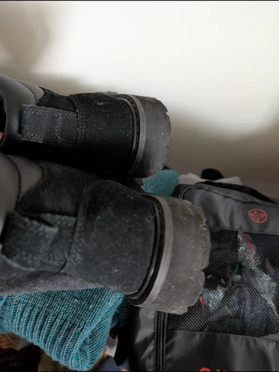 Men's 8 Black Leather Steel Toe Lace-Up Work Boots ASTM compliant Brahma - Picture 5 of 5